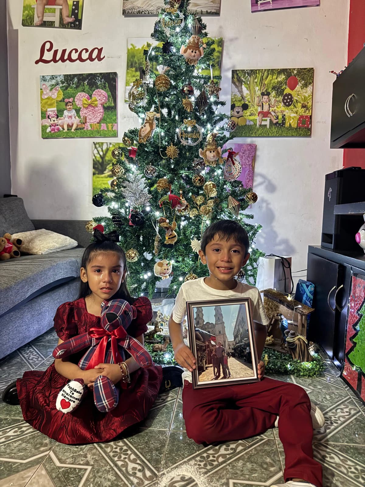 Foto de cliente con su osito personalizado 27
